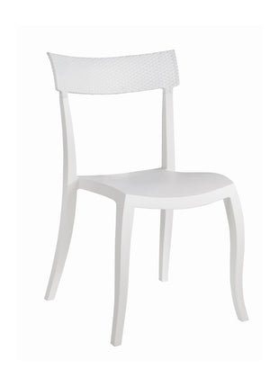 Polypropylene Chair White | 49 x 55 x 84 cm