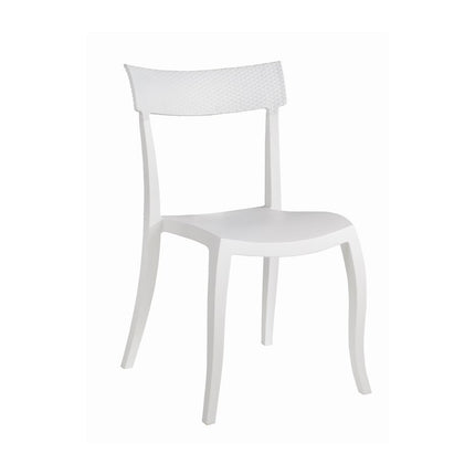 Polypropylene Chair White | 49 x 55 x 84 cm