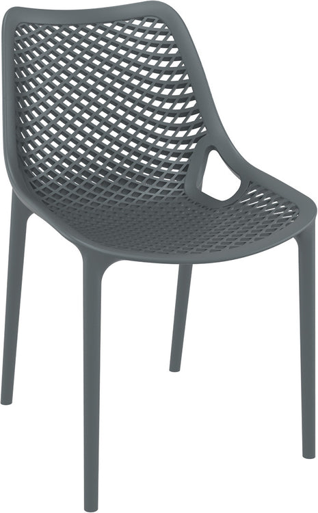 Dark Gray Polypropylene Chair | 50 x 60 x 82 cm