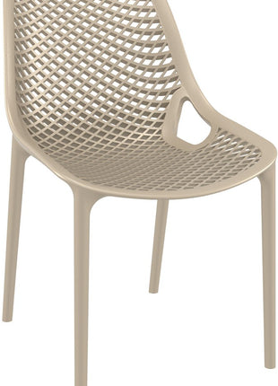 Beige Polypropylene Chair | 50 x 60 x 82 cm