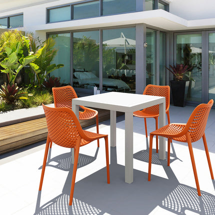 Polypropylene Chair Orange | 50 x 60 x 82 cm