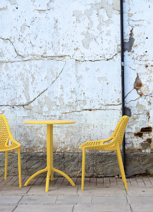 Polypropylene Chair Yellow | 50 x 60 x 82 cm