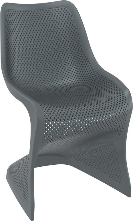 Black Polypropylene Chair | 50 x 58 x 85 cm