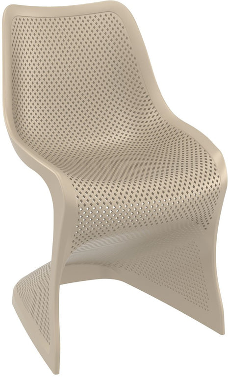 Beige Polypropylene Chair | 50 x 58 x 85 cm