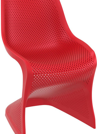 Polypropylene Chair Red | 50 x 58 x 85 cm