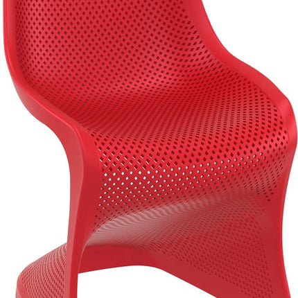 Polypropylene Chair Red | 50 x 58 x 85 cm