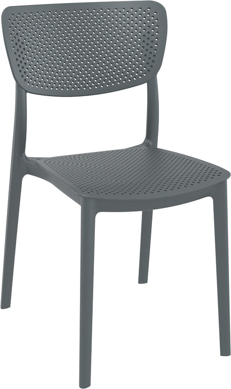 Black Polypropylene Chair | 45 x 53 x 82 cm