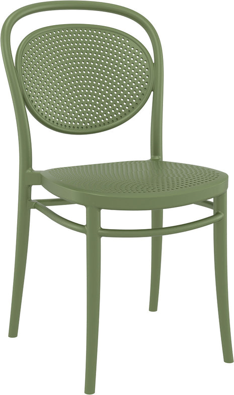 Olive Polypropylene Chair | 45 x 52 x 85 cm