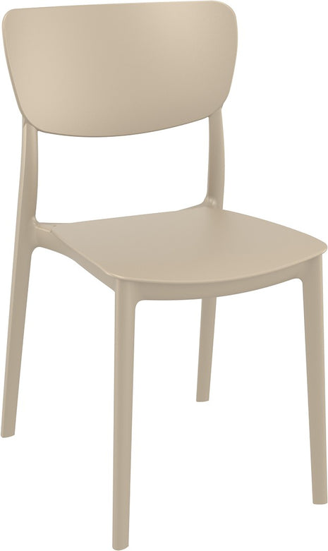 Beige Polypropylene Chair | 45 x 53 x 82 cm