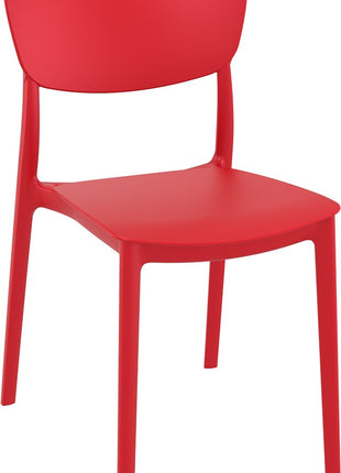 Polypropylene Chair Red | 45 x 53 x 82 cm