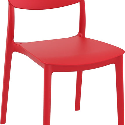 Polypropylene Chair Red | 45 x 53 x 82 cm