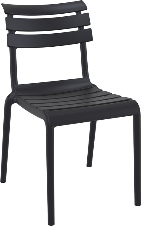 Black Polypropylene Chair | 50 x 59 x 84 cm