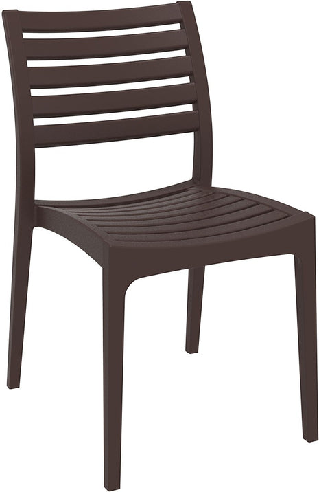 Polypropylene Chair Dark Brown | 48 x 58 x 82 cm