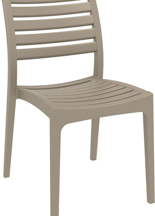 Beige Polypropylene Chair | 48 x 58 x 82 cm