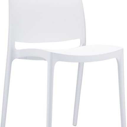 Polypropylene Chair White | 44 x 50 x 81 cm