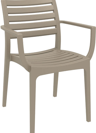 Beige Polypropylene Armchair | 58 x 58 x 82 cm