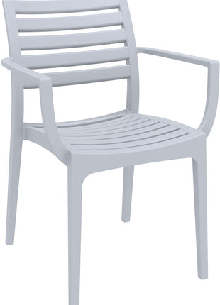 Polypropylene Armchair Light Gray | 58 x 58 x 82 cm