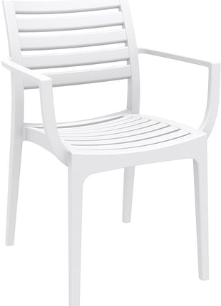 Polypropylene Armchair White | 58 x 58 x 82 cm