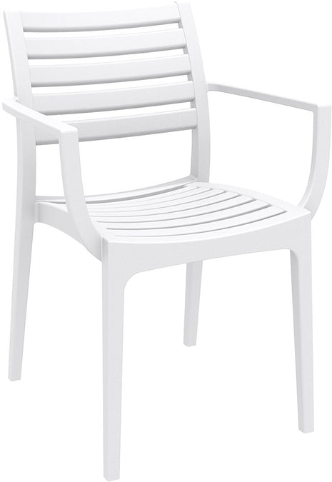 Polypropylene Armchair White | 58 x 58 x 82 cm