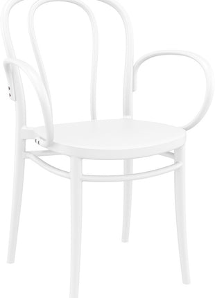 Polypropylene Armchair White | 57 x 52 x 85 cm