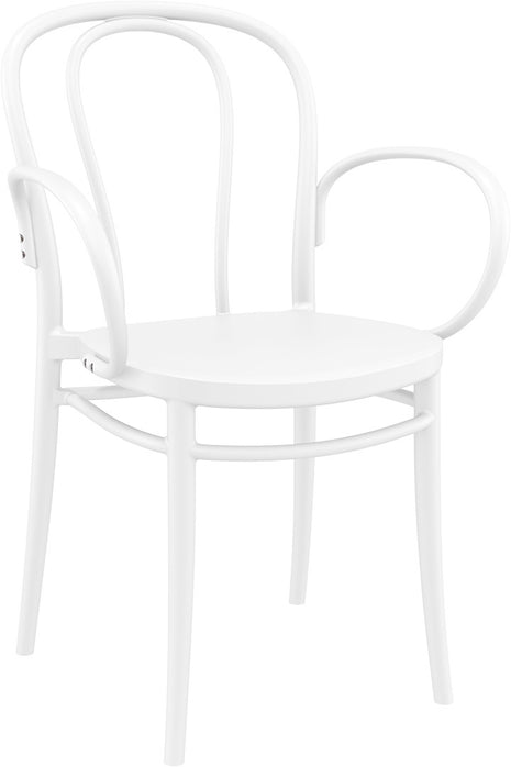 Polypropylene Armchair White | 57 x 52 x 85 cm