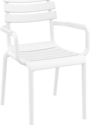 Polypropylene Armchair White | 58 x 59 x 84 cm