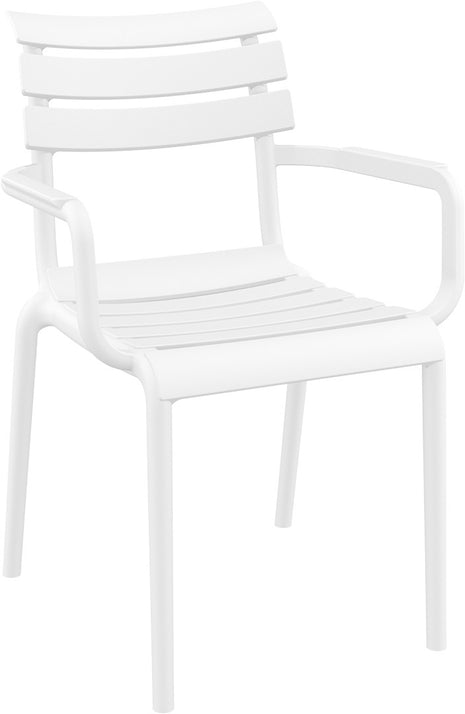 Polypropylene Armchair White | 58 x 59 x 84 cm