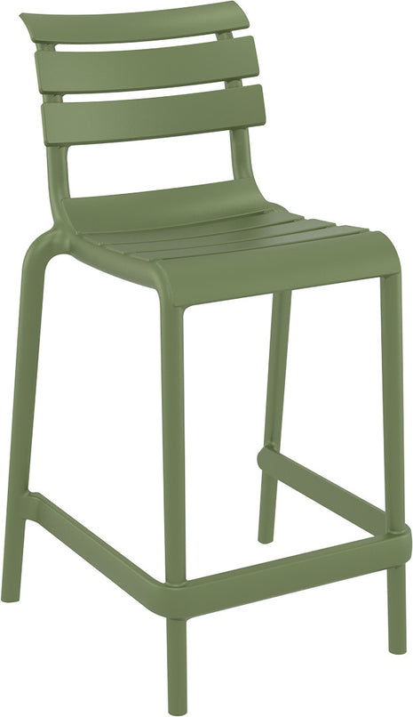 Olive Polypropylene Stool 65 cm | 52 x 55 x 95 cm