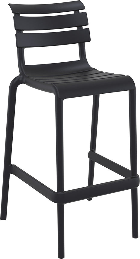 Polypropylene Stool Black 75 cm | 53 x 55 x 105 cm