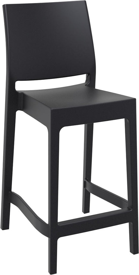 Polypropylene Stool Black 65 cm | 44 x 50 x 98 cm