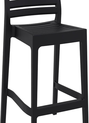 Polypropylene Stool Black 75 cm | 45 x 51 x 108 cm