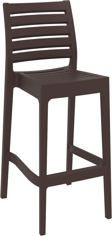 Polypropylene Stool Dark Brown 75 cm | 45 x 51 x 108 cm