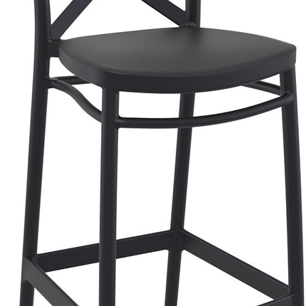 Polypropylene Stool Black 65 cm | 45 x 50 x 96 cm