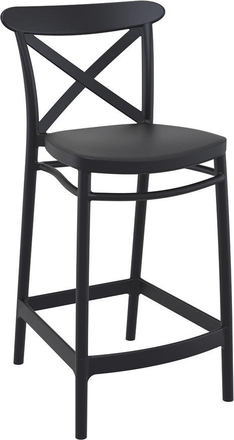 Polypropylene Stool Black 65 cm | 45 x 50 x 96 cm