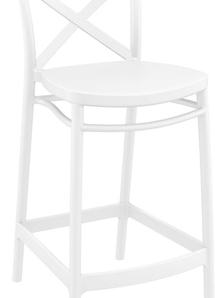 White Polypropylene Stool 65 cm | 45 x 50 x 96 cm