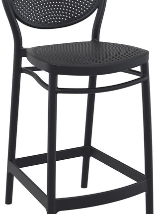 Polypropylene Stool Black 65 cm | 44 x 50 x 96 cm