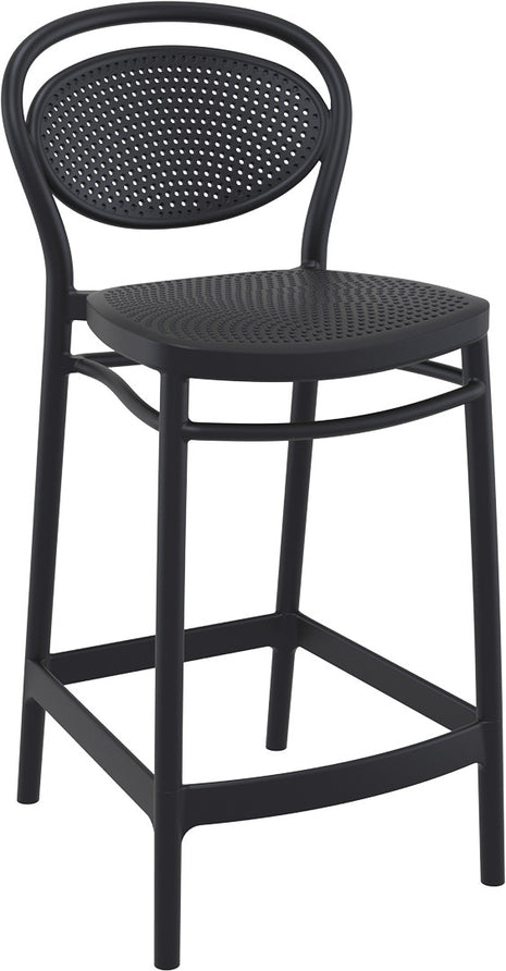 Polypropylene Stool Black 65 cm | 44 x 50 x 96 cm