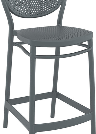 Dark Gray Polypropylene Stool 65 cm | 44 x 50 x 96 cm