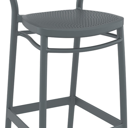 Dark Gray Polypropylene Stool 65 cm | 44 x 50 x 96 cm