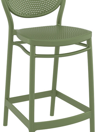 Olive Polypropylene Stool 65 cm | 44 x 50 x 96 cm