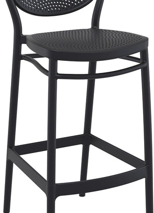 Polypropylene Stool Black 75 cm | 45 x 52 x 106 cm