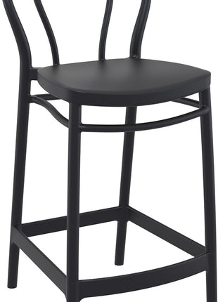 Polypropylene Stool Black 65 cm | 44 x 50 x 96 cm