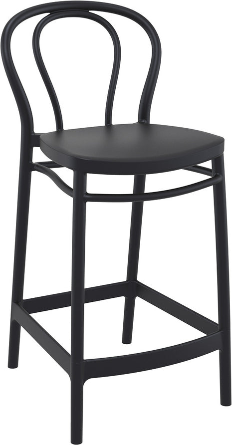 Polypropylene Stool Black 65 cm | 44 x 50 x 96 cm