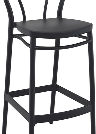 Polypropylene Stool Black 75 cm | 45 x 52 x 106 cm