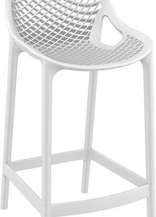 White Polypropylene Stool 65 cm | 44 x 51 x 95 cm