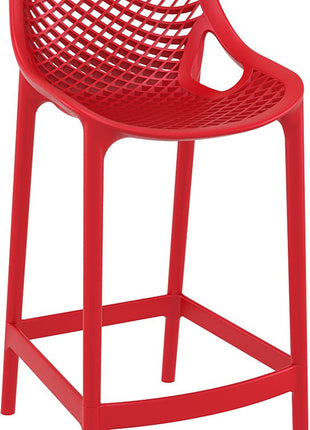 Polypropylene Stool Red 65 cm | 44 x 51 x 95 cm