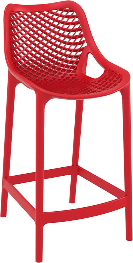 Polypropylene Stool Red 65 cm | 44 x 51 x 95 cm