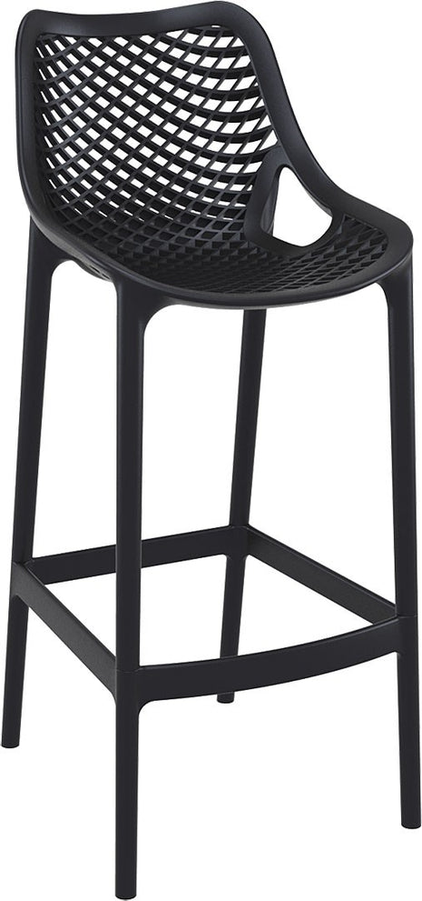 Polypropylene Stool Black 75 cm | 45 x 53 x 105 cm