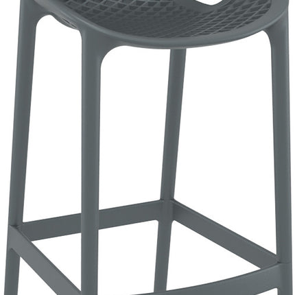 Dark Gray Polypropylene Stool 75 cm | 45 x 53 x 105 cm