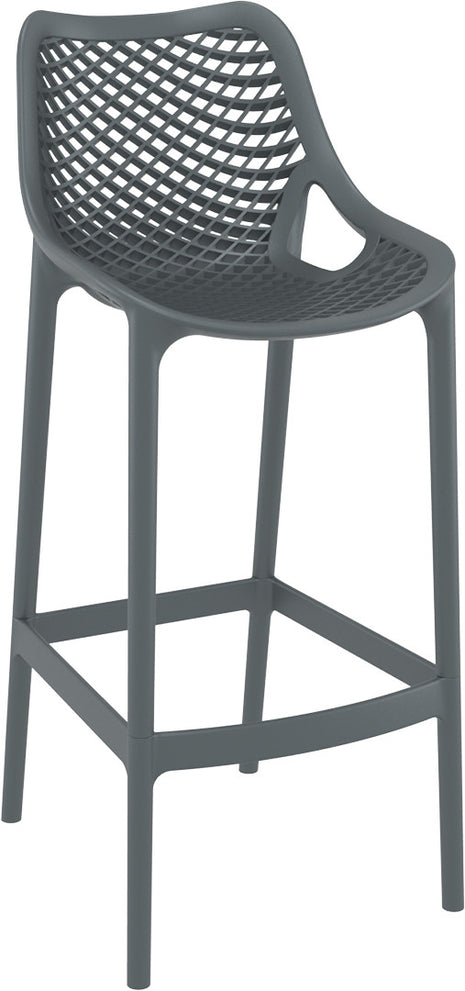 Dark Gray Polypropylene Stool 75 cm | 45 x 53 x 105 cm